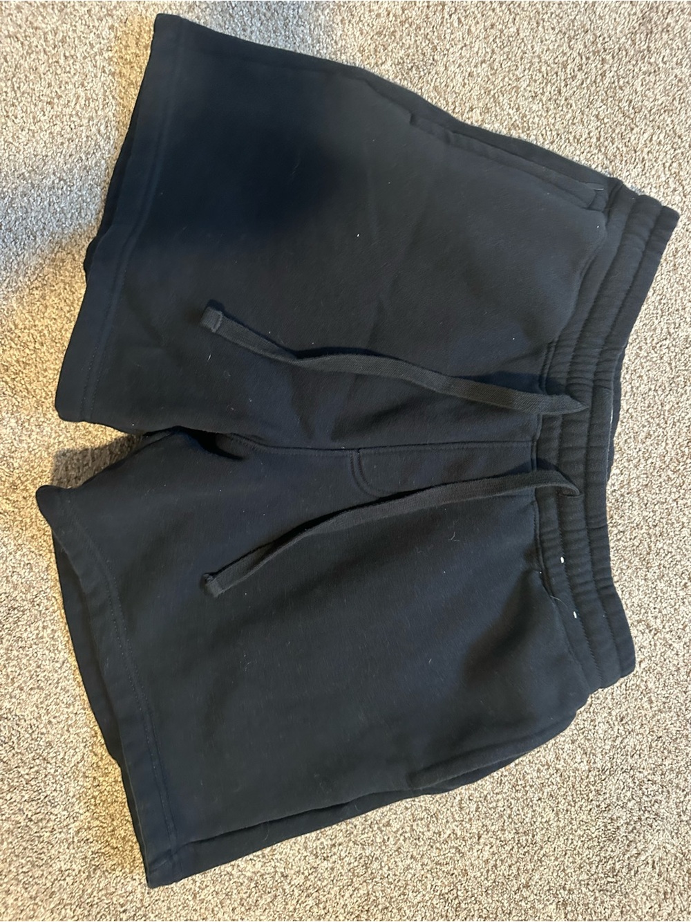 Hollister Black Athletic Drawstring Shorts